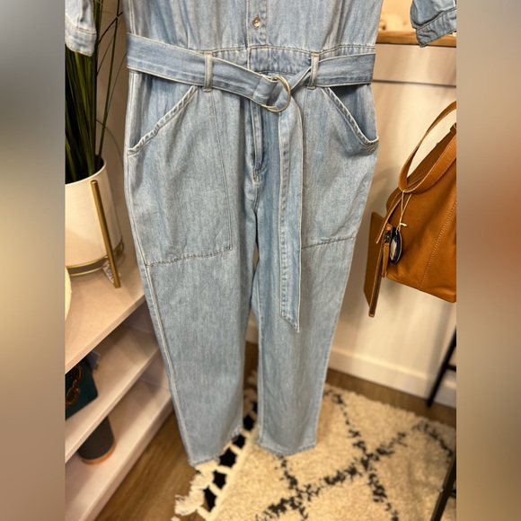 Garcia denim belted jumpsuit 100% cotton - Picture 5 of 7